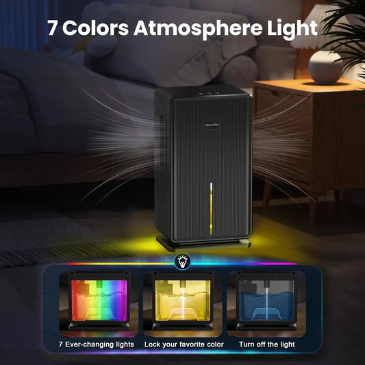 Home Air Dehumidifier Black