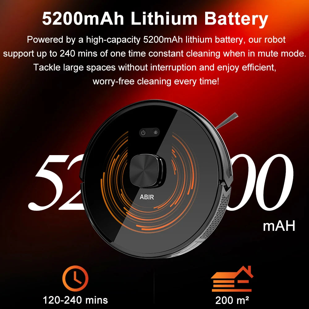 Smart Wet Robot Vacuum