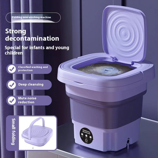 Folding Mini Washer Purple