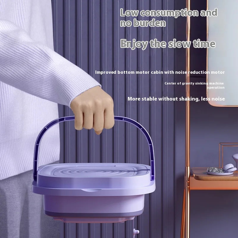 Folding Mini Washer Purple