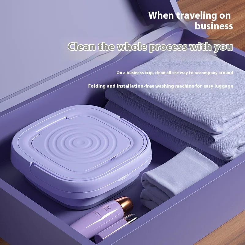 Folding Mini Washer Purple